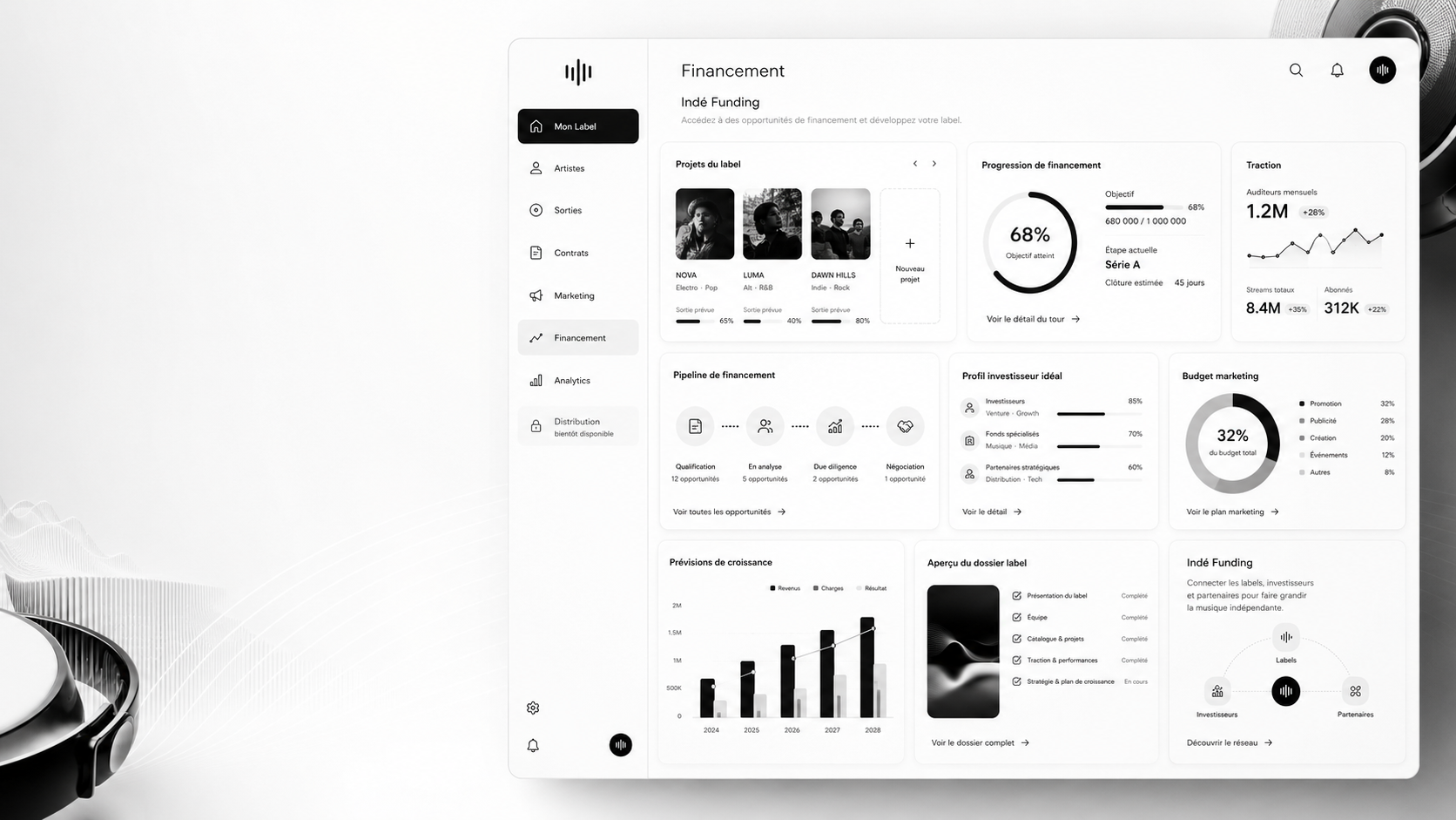Mouvement Indé — Interface Indé Funding